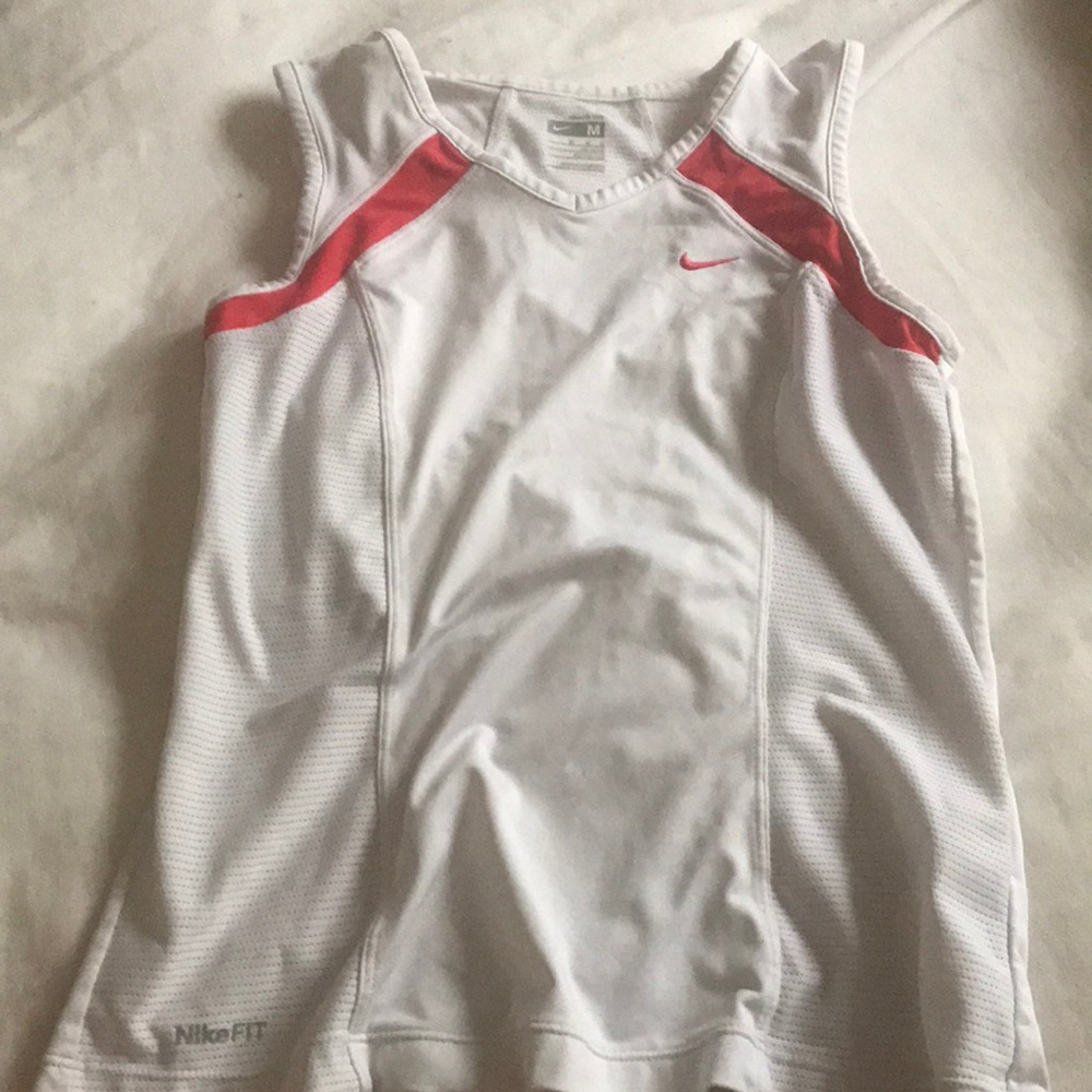 White tennis tank